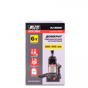 домкрат гидравлический! 6т 200-405мм\ A78415S AVS