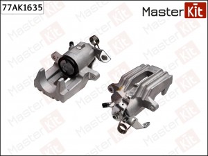 Суппорт тормозной зад. прав. Skoda OCTAVIA I (1U2) 1996 - 2010, VW BORA (1J2) 19 77AK1635 MASTER KIT