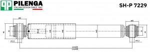 Амортизатор задний, газовый OPEL ASTRA H SH-P7229 SHP7229 PILENGA