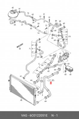 VW Polo (Sed RUS) 2011> 6C0 122 051 E VAG
