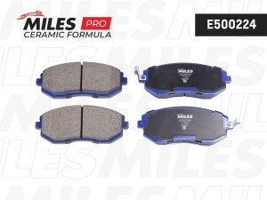 Колодки тормозные передние (Смесь CERAMIC серия PRO) SUBARU FORESTER 01-/IMPREZA E500224 MILES