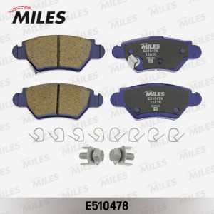 Колодки тормозные задние (Смесь CERAMIC серия PRO) OPEL ASTRA G 98/ZAFIRA 0305 ( E510478 MILES