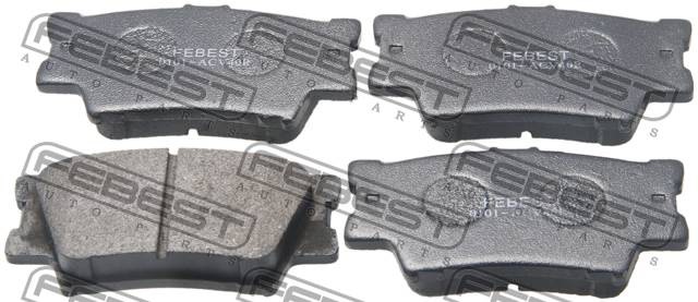 Колодки задние 0101-ACV40R 0101-ACV40R FEBEST
