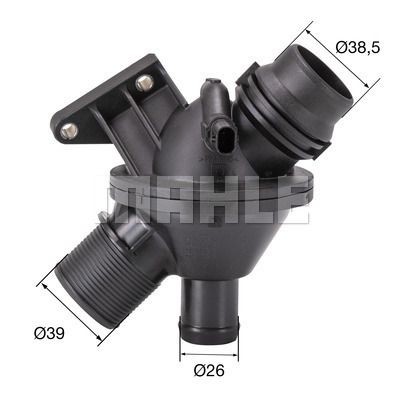 термостат!\ BMW F20/F30/E84 2.0i 11> TM 25 108 MAHLE KNECHT