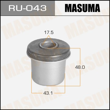 сайлентблок рычага верхн.!\ Mitsubishi Pajero 83-01 RU-043 MASUMA