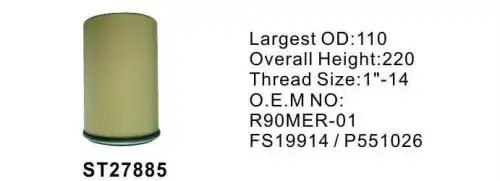 Фильтр топливный ST27885/ST21351 ST27885 STAL