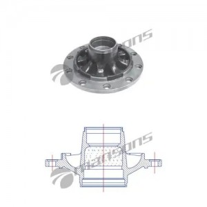 Ступица BPW колеса оси HS,HZ ECO 6-9т (под подшипники 32310,33116,d=281,h=194) M 300.167 MANSONS