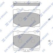 Колодки тормозные HONDA LEGEND 4WD 06- передние SP4141 SP4141 SANGSIN