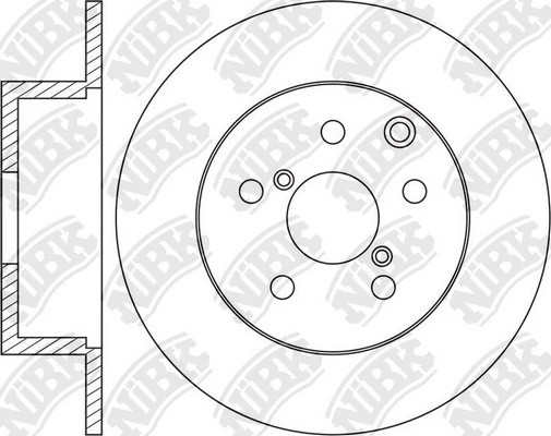 Диск тормозной SUBARU Forester 2012 - / Impreza 2012 - RN1659 RN1659 NIBK