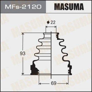 пыльник ШРУСа внутр.! силикон\ Toyota Carina/Celica/Camry/Corolla/Starlet/RAV-4 MFS-2120 MASUMA