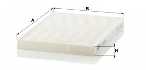Фильтр салонный CU2620 CU2620 MANN FILTER