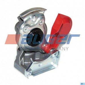 Головка соединительная красная (с клапаном) M22x1.5 AUGER 52513 AUGER