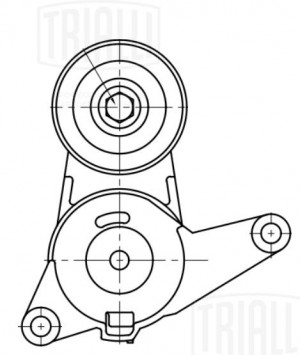 Ролик привод. ремня для а/м Chevrolet Captiva (06-) 3.0i/3.2i (натяж. мех) (CM 5 CM 5446 TRIALLI