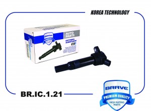 Катушка зажигания 27300-2E000 BR.IC.1.21 Cerato 12- 1.8-2.0, Sportage 14-,Creta  BRIC121 BRAVE