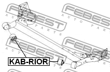 Сайлентблок KAB-RIOR KAB-RIOR FEBEST