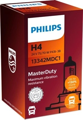 Лампа 24V H4 75/70W P43t-38 Master Duty PHILIPS 13342MDC1 PHILIPS