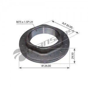 Гайка ступицы SAF М75x1,5 левая SW85 MANSONS 600.169 MANSONS
