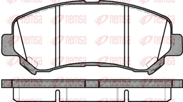 1318 00 [D1060JD00A] !колодки дисковые п.\ Nissan Qashqai/X-trail 1.6-2.5i/1.5-2 131800 REMSA