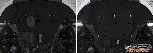 защика картера +КПП! сталь 1.5мм, с крепежом\ Hyundai Sonata V 2.0 20> AM.2861.1 AUTO MAX