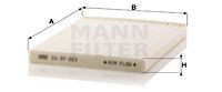 Фильтр воздушный кабины (салонный) CU27003 Mann-Filter CU 27 003 MANN FILTER