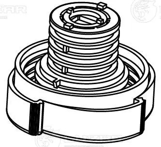 Крышка (пробка) расш. бачка для а/м BMW X5 (E53) (00-)/X3 (E83) (04-)/3 (E46) (9 LL 2690 LUZAR