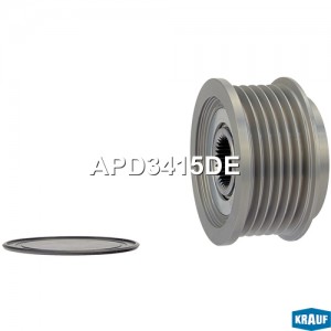 Шкив SSANGYONG Actyon (10-) (D20F) генератора KRAUF APD3415DE KRAUF