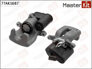 Суппорт тормозной зад.  прав. Volkswagen PASSAT (3C2) 2005 - 2010 Masterkit 77AK 77AK1687 MASTER KIT