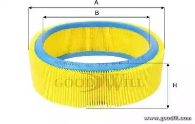 Фильтр воздушный AG371 AG 371 GOODWILL