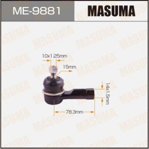 наконечник рулевой наружный!\ Mitsubishi Outlander/Lancer 01> ME-9881 MASUMA