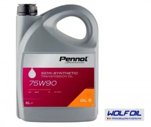 PENNOL 75W90 5Л API GL-5 MIL MIL-L-2105 D 1047510 PENNOL