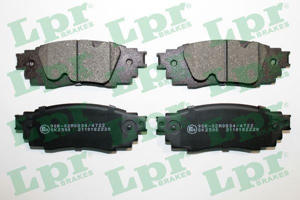 Колодки тормозные дисковые задн TOYOTA CAMRY, RAV-4, C-HR, LEXUS RX 15- 05P2220 05P2220 LPR