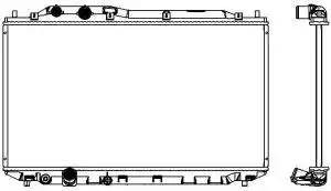 Радиатор, с МКПП HONDA HONDA CIVIC 06-11 32118505 32118505 SAKURA