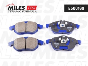 Колодки тормозные передние (Смесь CERAMIC серия PRO) OPEL SIGNUM 03/VECTRA C 1.6 E500169 MILES