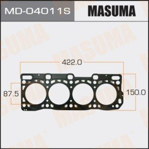 прокладка ГБЦ!\ Mazda 626/E2200/B2200 2.0D/2.2D RF/R2 84> MD-04011S MASUMA