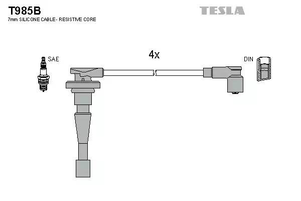 к-кт проводов!\ Honda CR-V 2.0 16V 95-99 T985B TESLA