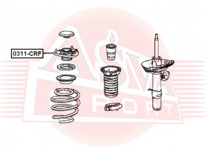ОПОРА АМОРТИЗАТОРА 0311-CRF 0311CRF ASVA