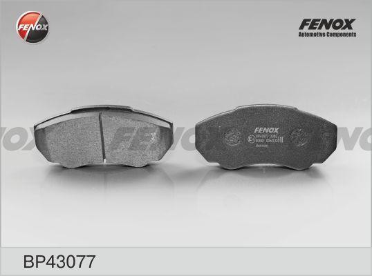 Колодки тормозные дисковые передние BP43077 FENOX