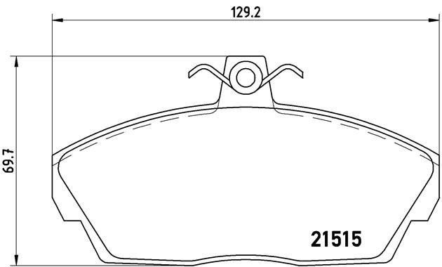 P44010 337 10=FDB1291=571976B !колодки дисковые п.\ Land Rover Freelander 1.8i 1 P44010 BREMBO