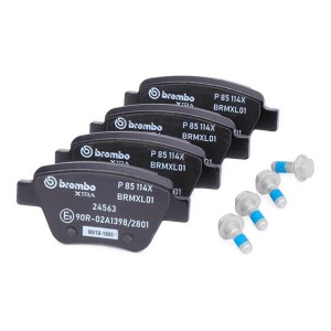 Колодки тормозные VW Golf 6,Jetta AUDI A1,A3 SKODA Octavia,Superb (10-) задние ( P85114X BREMBO