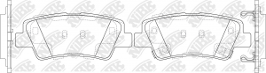 Колодки тормозные HYUNDAI i30 (12-) KIA Ceed (12-) задние (4шт.) NIBK PN0538S NIBK