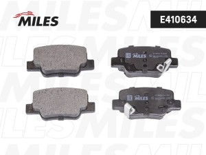 Колодки тормозные задние (Смесь Low-Metallic) TOYOTA VERSO 09- (TRW GDB3547) E41 E410634 MILES