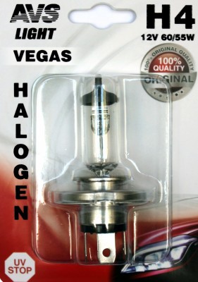 лампа! (H4) 55/60W 12V Vegas блистер 1шт.\ A78482S AVS
