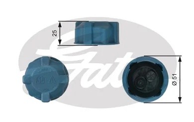 Крышка радиатора RC220 (7410-30062) RC220 GATES
