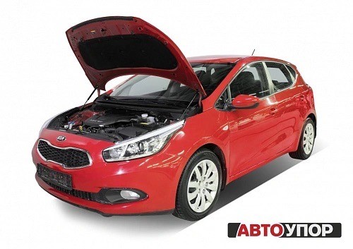 Амортизатор KIA Ceed (12-) капота (пружина газовая) комплект 2шт. АВТОУПОР UKICEE012 AVTOUPOR