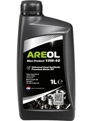 AREOL Max Protect 10W40 (1L) масло моторн.! полусинтACEA A3/B4,API SL/CF,MB 229. 10W40AR002 AREOL