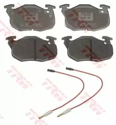 Колодки передние PEUGEOT 405 I-II (для BENDIX) GDB327 GDB327 TRW