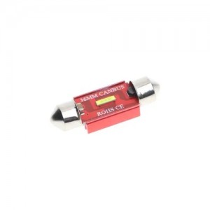 Лампа светодиодная 12/24V C5W SV8.5-8 36мм с блокиратором ошибок CANbus LED 1 SM MIS169536 MISTAR