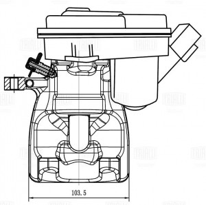 Суппорт торм. Renault Fluence (10-) зад. прав. d=34мм (а/м с EPB) (CF 205402) CF 205402 TRIALLI