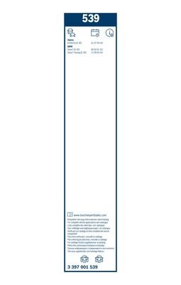 ТОЛЬКО BMW E39 TWIN КАРКАСНЫЕ 3 397 001 539 BOSCH