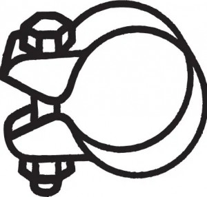 Хомут глушителя d=48,5 M10 (1шт.) BOSAL 250-348 BOSAL